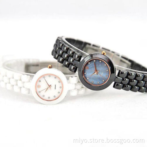 Ceramic Analog Watches for Women, 3ATM Water-resistant, Unique Items, Wholesales,OEM and ODM